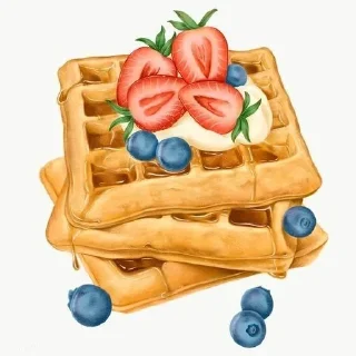 🧇 Вафли 🧇, стикер Telegram 9 из 25