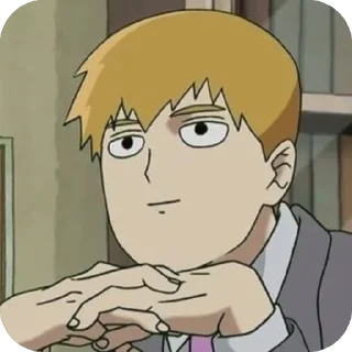 🙂 Reigen Arataka • @Earth928B, стікер Telegram 24 з 50