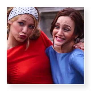 💋 Mood: Blair & Serena, Telegram sticker 6 of 100