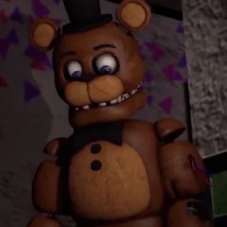 🐻 Unwithered/Withered Freddy by @fnafwillie, Telegram sticker 24 of 36
