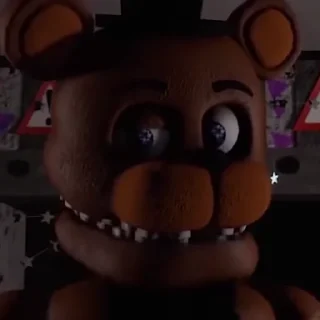 🐻 Unwithered/Withered Freddy by @fnafwillie, Telegram sticker 5 of 36