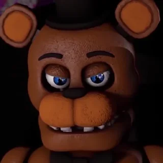 🐻 Unwithered/Withered Freddy by @fnafwillie, Telegram sticker 8 of 36