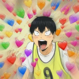 🥰 haikyuu ฅ^•ﻌ•^ฅ, стікер Telegram 8 з 35