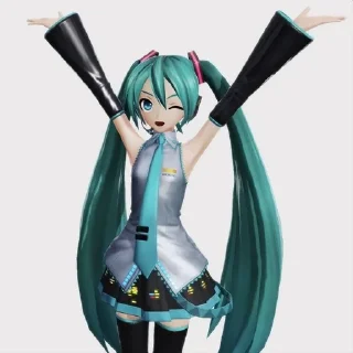 😊 Miku memes 🤯, Telegram sticker 20 of 45