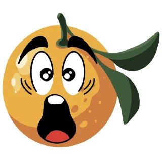 😱 Господин апельсин, sticker Telegram 6 sur 8