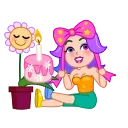 🎂 Rainbow Girl, sticker Telegram 14 sur 25