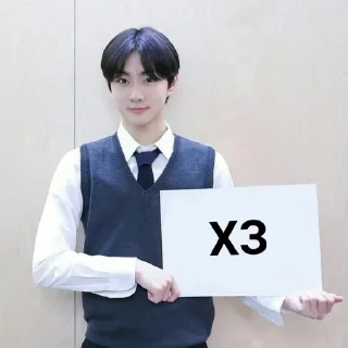 🤨 Корейцы с табличками, sticker Telegram 12 sur 120