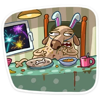 Новогодний Дигги :: @stickroom