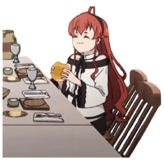 🍞 Eris Greyrat      || @three_hundred_bucksss, sticker Telegram 22 sur 42