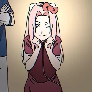 🌟 Сакура Харуно @клмк, стікер Telegram 21 з 45