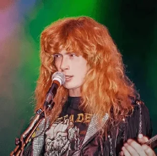 😏 Dave Mustaine❤️, стикер Telegram 3 из 50