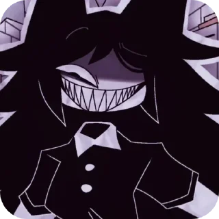 😈 @LyashkaYT Мисс Циркуль, стикер Telegram 10 из 21