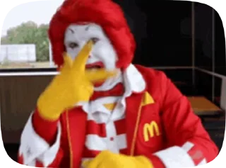 ✌️ Ronald McDonald Memes, стикер Telegram 5 из 41