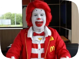 👍 Ronald McDonald Memes, стикер Telegram 10 из 41