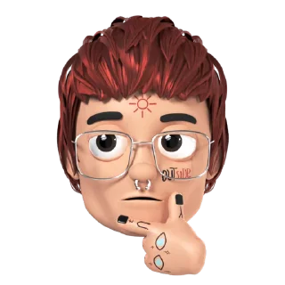 🤔 LOVV66 by @wrld_pxh, Telegram sticker 11 of 18