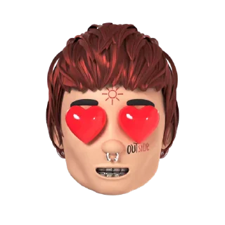 😍 LOVV66 by @wrld_pxh, Telegram sticker 3 of 18