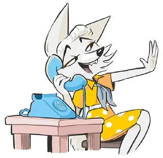 ☎ Амели без текста @TgSticker, стикер Telegram 15 из 49