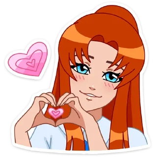 ❤️ Дарья :: @stickroom, Telegram sticker 5 of 48