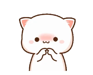 😳 all @mochipeachcats stickers 1-2, sticker Telegram 7 sur 12