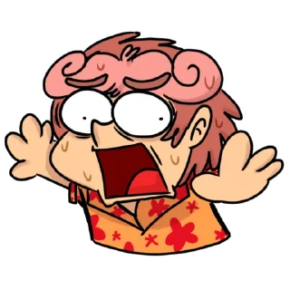 😰 Immoral au, стікер Telegram 24 з 28