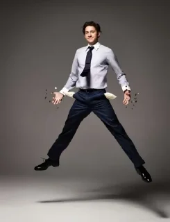 ❌ Jim Halpert 👀, Telegram sticker 23 of 77