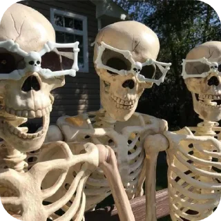 💀 Cool skeletons, Telegram sticker 16 of 46