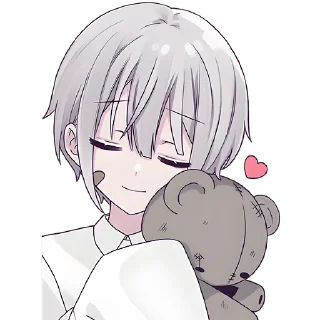 🤗 Тестовый-кун (BIG) @Nyasticks, Telegram sticker 7 of 41