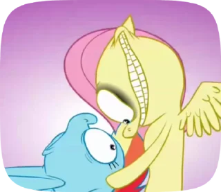 🌟 Fluttershy : by RAT(Полиночка), Telegram sticker 10 of 52