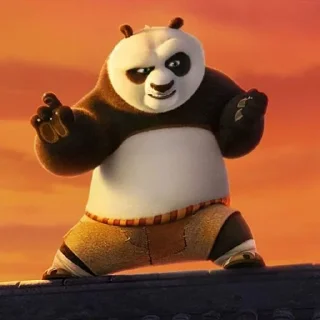 🌟 Кунг-фу пандо 🐼, стикер Telegram 23 из 37