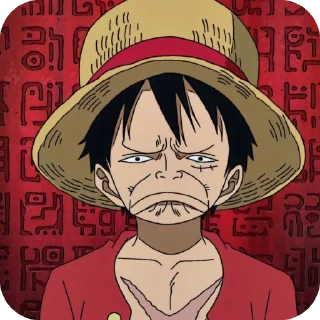 😕 luffy @parasize, sticker Telegram 5 sur 23