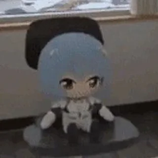🤔 —Кто я?
—Аянами Рей, Telegram sticker 23 of 34