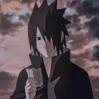 🤔 Sasuke Uchiha, стикер Telegram 6 из 49