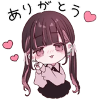 🎀 Jirai Kei 🎀, Telegram sticker 5 of 40