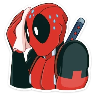 😥 @TVstickers Wade Wilson, стікер Telegram 9 з 32