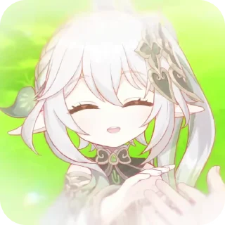 🌟 anim。nahida by @l1achan, Telegram sticker 8 of 33