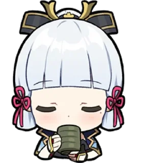 🌟 Ayaka. | by: @arolinrstickers, Telegram sticker 5 of 55