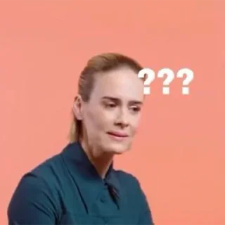 🤔 sarah paulson, Telegram sticker 5 of 44