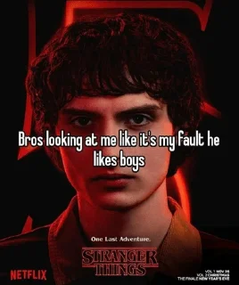 😂 schizophrenic mike wheeler, Telegram sticker 22 of 117