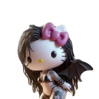 🫥 хело кити @itsxcvinow, Telegram sticker 12 of 15