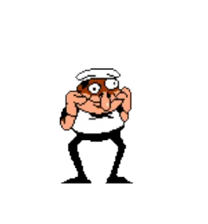 😱 Fake Peppino @pizzza_tower, Telegram sticker 12 of 26