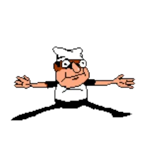 😒 Fake Peppino @pizzza_tower, Telegram sticker 22 of 26