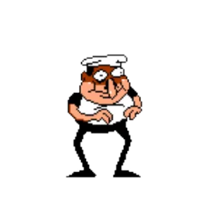 😘 Fake Peppino @pizzza_tower, Telegram sticker 10 of 26