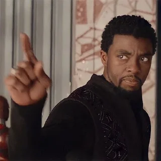 🔥 Black Panther, стикер Telegram 10 из 55