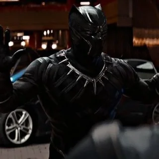 🔥 Black Panther, стикер Telegram 19 из 55