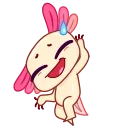 😅 Axolotl, Telegram sticker 19 of 23
