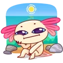 🤔 Axolotl, Telegram sticker 18 of 23