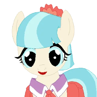😋 Coco Pommel | @MLP_AnimatedStickers, sticker Telegram 17 sur 17