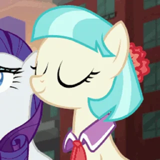 😌 Coco Pommel | @MLP_AnimatedStickers, sticker Telegram 1 sur 17