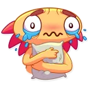 😥 Mexican Axolotl, Telegram sticker 24 of 41