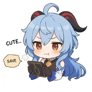 😊 Ganyu my wife <3 775009175, стикер Telegram 21 из 120
